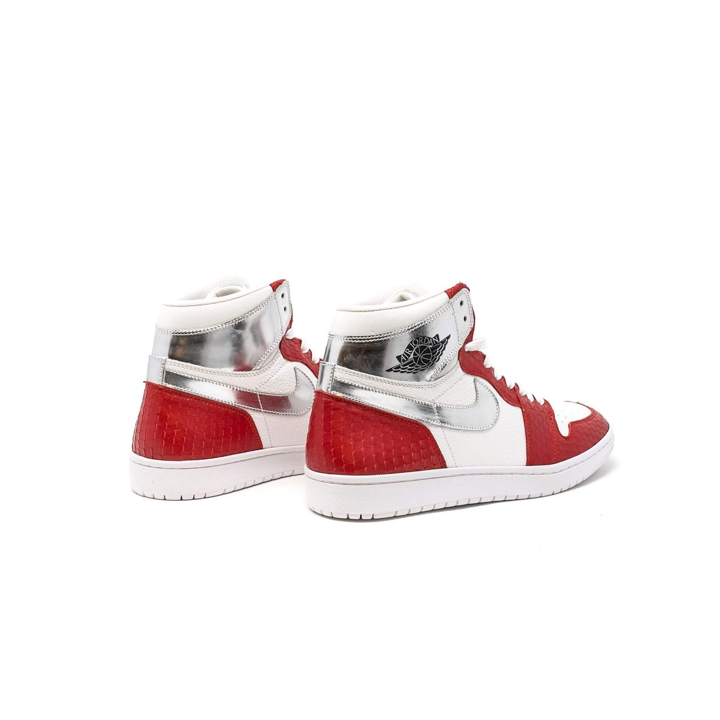 Red Piton & Shiny Silver on AJ1 High