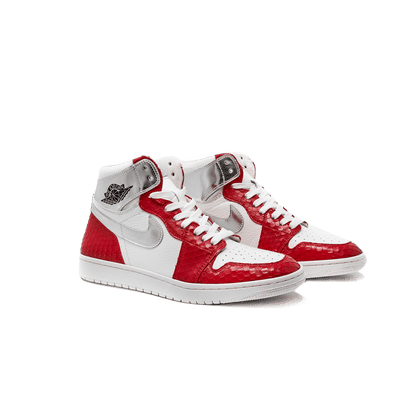 Red Piton & Shiny Silver on AJ1 High